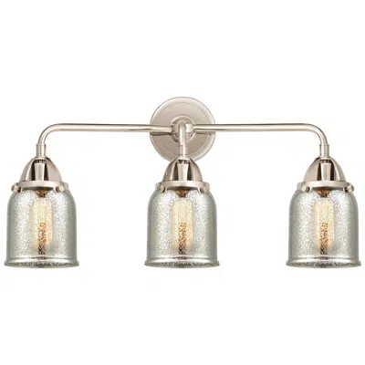 Innovations Lighting Nouveau Ii Bell 23" Wide Polished Nickel 3-light Bath Light