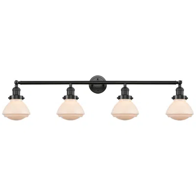 Innovations Lighting Olean 42.75" Wide 4 Light Bronze Bath Vanity Light W/ Matte White Shad