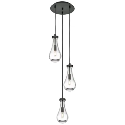 Innovations Lighting Owego 12 3/4" Wide Matte Black Multi-light Pendant