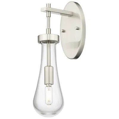Innovations Lighting Owego 16 1/4" High Satin Nickel And Clear Glass Wall Sconce