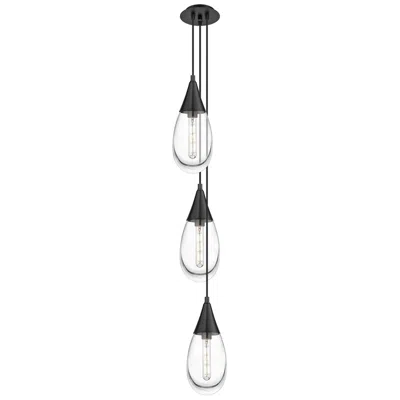Innovations Lighting Owego 7 1/4" Wide 3-light Smoke Glass Pendant