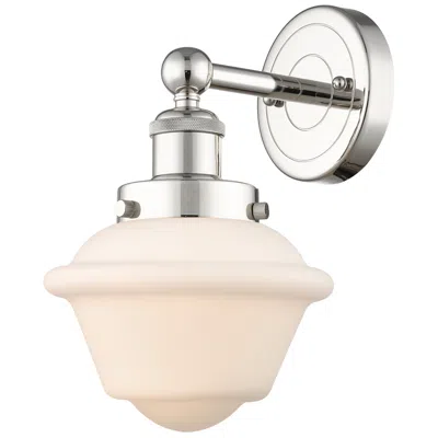 Innovations Lighting Oxford 11" High Polished Nickel And Matte White Wall Sconce