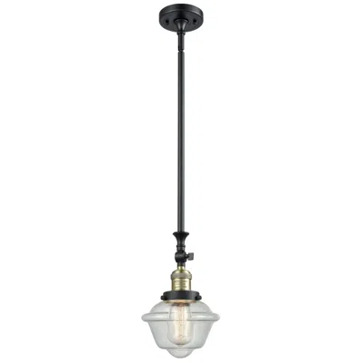 Innovations Lighting Oxford 7 1/2" Seeded Glass Mini Pendant