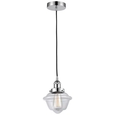 Innovations Lighting Oxford 7.5" Polished Chrome Mini Pendant W/ Clear Shade