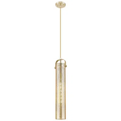 Innovations Lighting Pilaster - 1 Light - 4 Inch Glass - Champagne Bronze - Sconce In Brown