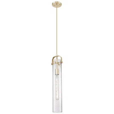 Innovations Lighting Pilaster - 1 Light - 4 Inch Glass - Champagne Bronze - Sconce In Brown
