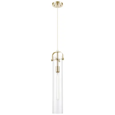 Innovations Lighting Pilaster - 1 Light - 4 Inch Glass - Champagne Bronze - Sconce In White