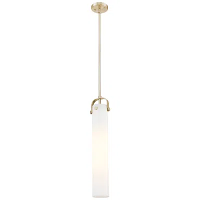 Innovations Lighting Pilaster - 1 Light - 4 Inch Glass - Champagne Bronze - Sconce In Brown