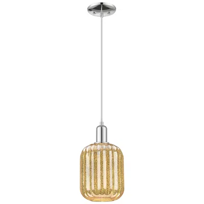 Innovations Lighting Preston 7"w Polished Chrome Cord Mini Pendant With Mercury Jar Shade