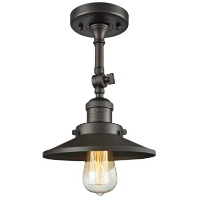 Innovations Lighting Railroad 8" Bronze Adjustable Ceiling Light