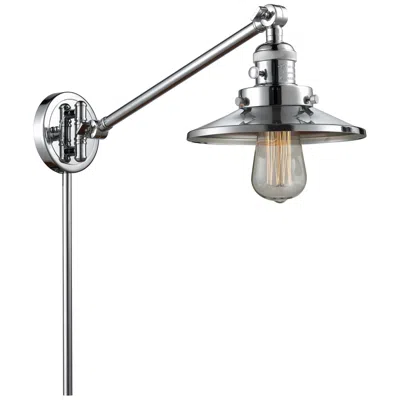 Innovations Lighting Railroad 8" Polished Chrome Swing Arm