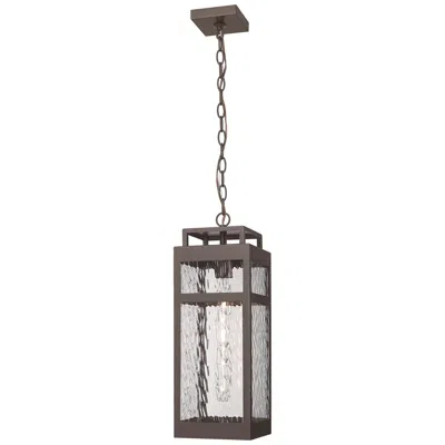 Innovations Lighting Ridgeway 20" Bronze Coastal Outdoor Pendant With Water Glass