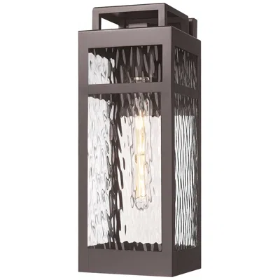 Innovations Lighting Ridgeway 6" Bronze Coastal Outdoor Sconce With Water Glass