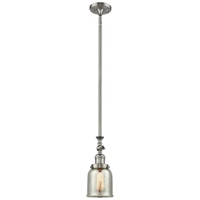 Innovations Lighting Small Bell 5" Brushed Satin Nickel Tiltable Mini Pendant W/ Mercury Sh