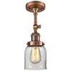 Innovations Lighting Small Bell 5" Copper Adjustable Ceiling Light