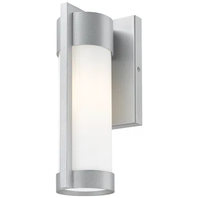 Innovations Lighting Stratford 10" Silver Coastal Outdoor Sconce With White Glass In Gray