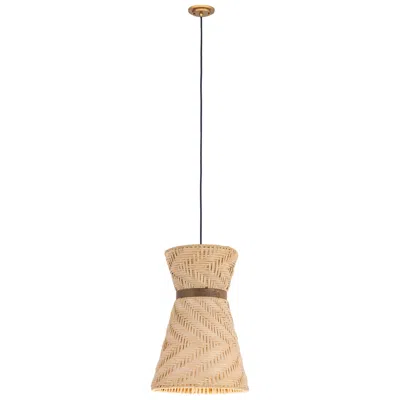 Innovations Lighting Stratford 10" Wide Gold Cord Hung Pendant With Natural Shade