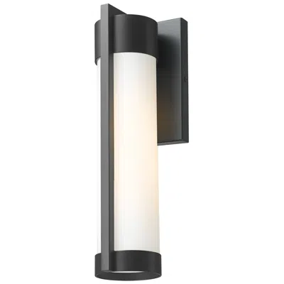 Innovations Lighting Stratford 13" Matte Black Coastal Outdoor Sconce With White Glass