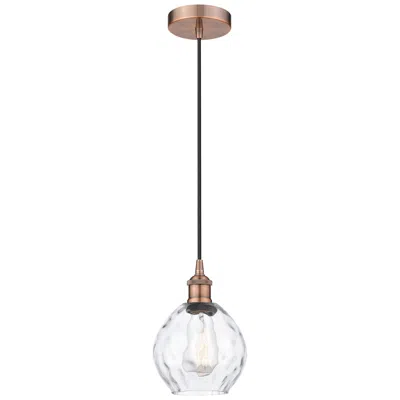 Innovations Lighting Waverly 6" Antique Copper Mini Pendant