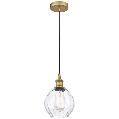 Innovations Lighting Waverly 6" Brushed Brass Mini Pendant