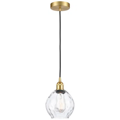 Innovations Lighting Waverly 6" Satin Gold Mini Pendant