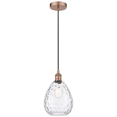 Innovations Lighting Waverly 8" Antique Copper Mini Pendant