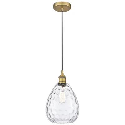 Innovations Lighting Waverly 8" Brushed Brass Mini Pendant