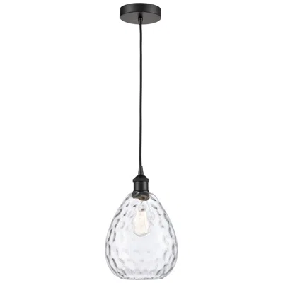 Innovations Lighting Waverly 8" Matte Black Mini Pendant