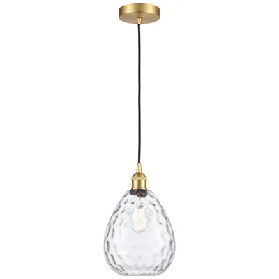 Innovations Lighting Waverly 8" Satin Gold Mini Pendant