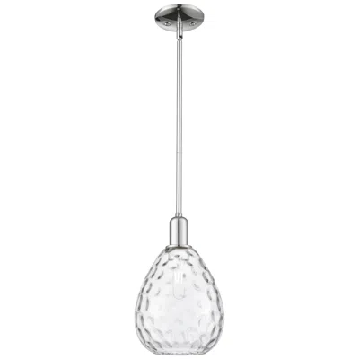 Innovations Lighting Waverly 8" Wide Polished Chrome Mini Pendant W/ Clear Shade