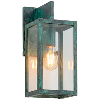 Innovations Lighting Westbrook - 1 Light - 13 Inch - Verde Green - Solid Brass Sconce