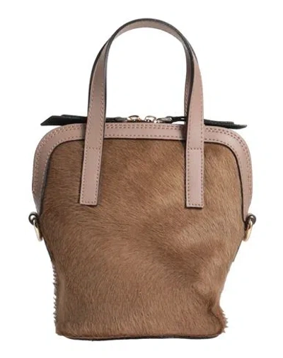 Innue' Woman Handbag Light Brown Size - Cow Leather