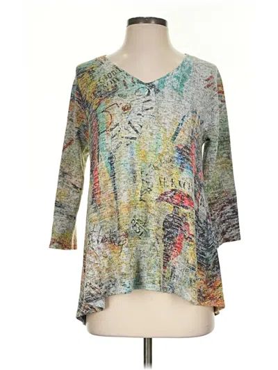Pre-owned Inoah 3/4 Sleeve T-shirt In Gray