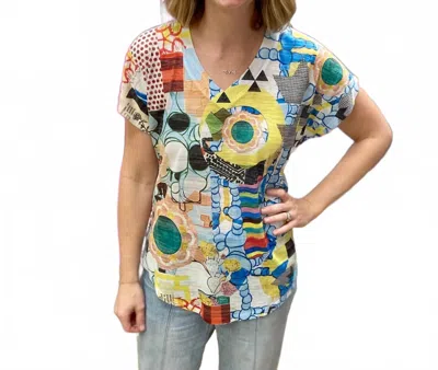 Inoah Art Pop Top In Multicolor