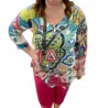 Inoah Berry Mix Top In Multicolor In Multi