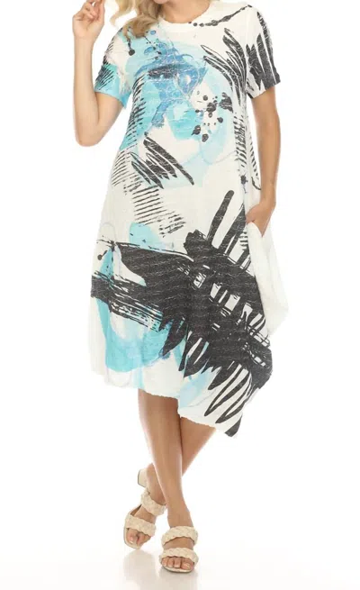 Inoah Marina Dress In Turquoise In Blue