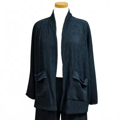 Inoah Women's Open Cardigan In Navy In Blue