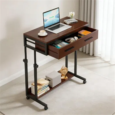 Inoleesk Height Adjustable Stand Up Desk Computer Workstation