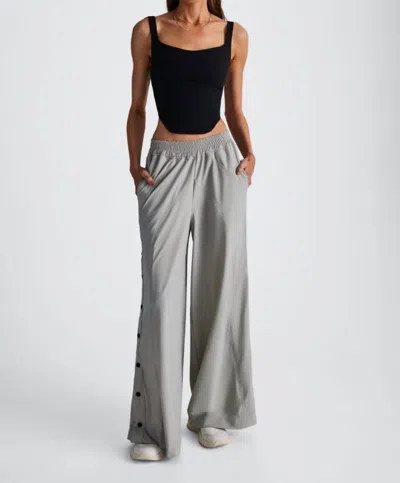 In/one Alba Utility Snap Button Pant In Silver Birch