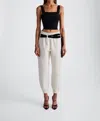 In/one Nova French Terry Sweatpants In Coconut Milk