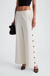 In/one Thalia French Terry Pant In Coconut Milk