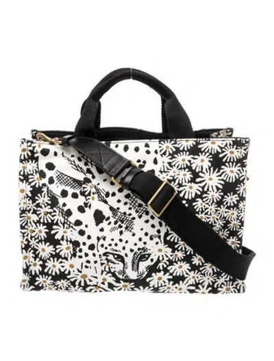 Pre-owned Inoui Editions Canvas Top Handle Bag In Black