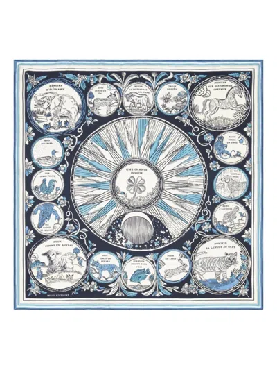Inoui Editions Chance Inoui Scarf In Blue