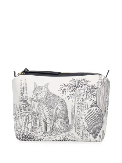 Inoui Editions City Tasca Piranesi Make-up Bag In White