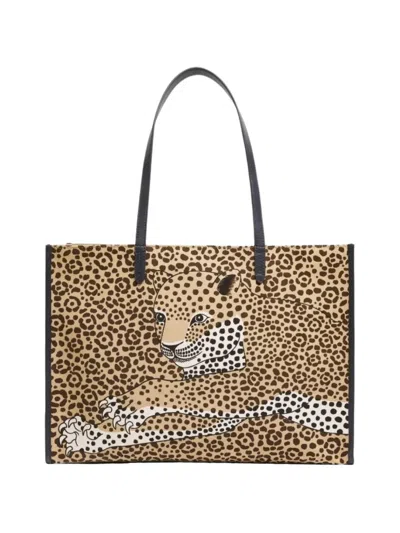 Inoui Editions Felis Leopard-print Shoulder Bag In Animal Print