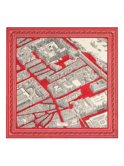 Inoui Editions Louvre Scarf In Red