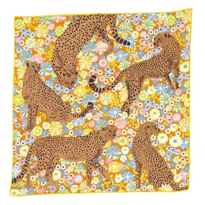 Inoui Editions Pampa Daisy Scarf In Brown