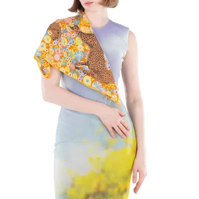 Inoui Editions Pampa Daisy Scarf In Brown