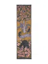 Inoui Editions Panthere Floral Scarf In Orange