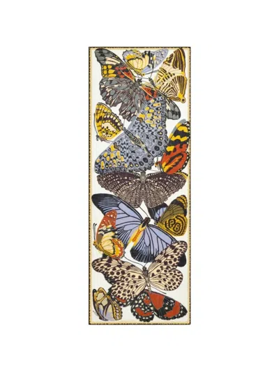 Inoui Editions Papillons Butterfly-print Scarf In Multi